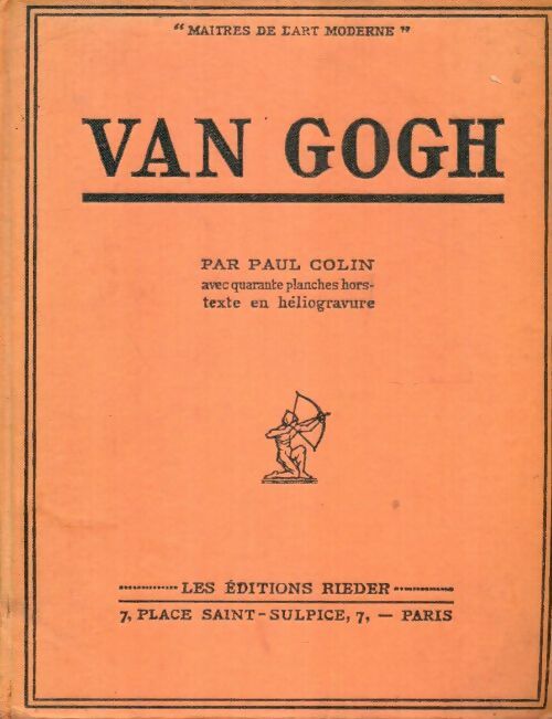Van Gogh - Paul Colin -  Maîtres de l'art moderne - Livre