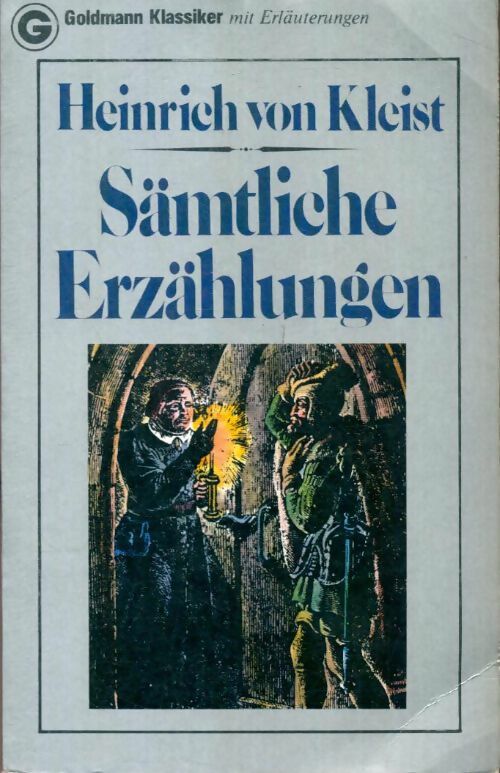 Sämtliche Erzählungen - Heinrich Von Kleist -  Goldmann Klassiker - Livre