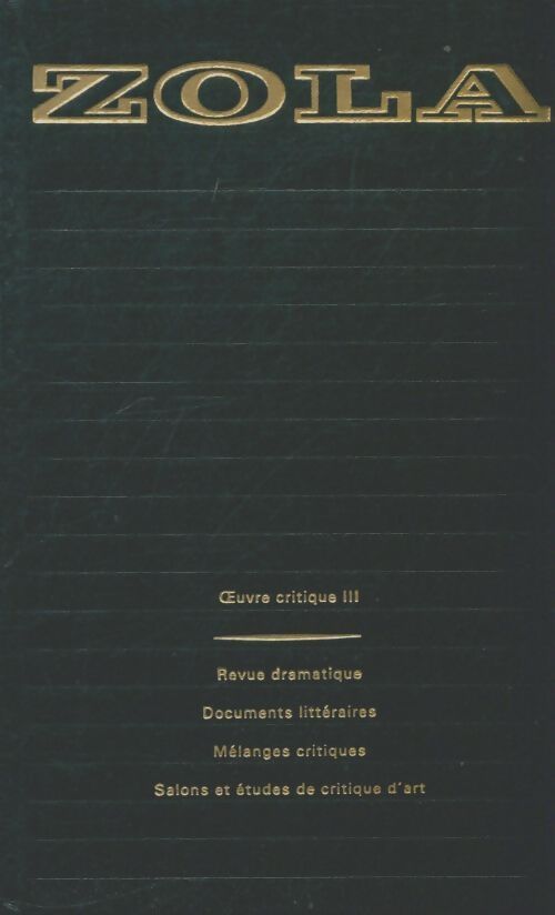 Livrenpoche : Oeuvres complètes Tome XII - Emile Zola - Livre