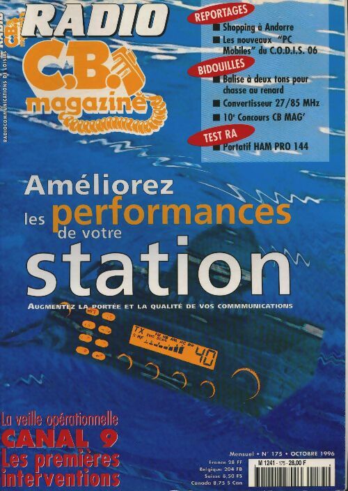 Radio CB Magazine n°175 : Améliorez les performances de votre station - Collectif -  Radio CB Magazine - Livre